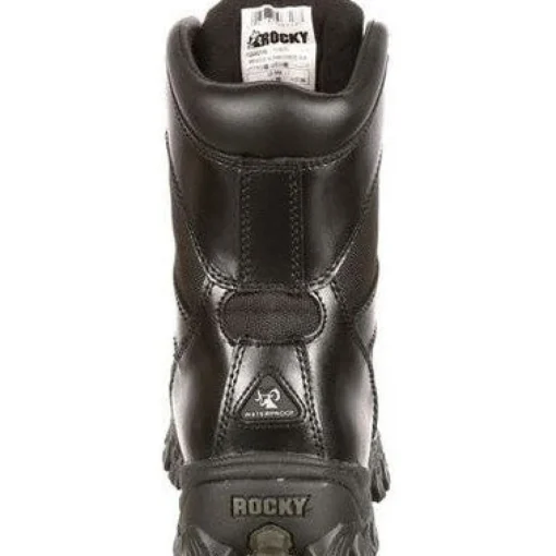 Rocky Men's Alpha Force 8" Soft Toe WP Public Service Boot -Black- FQ0002165