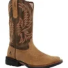 Rocky Men's Bronco 12" Soft Toe WP Western Classic Boot- Tobacco- RKW0451