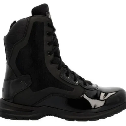 Rocky Men's Cadet 8" Side Zip Public Service Duty Boot -Black- RKD0103