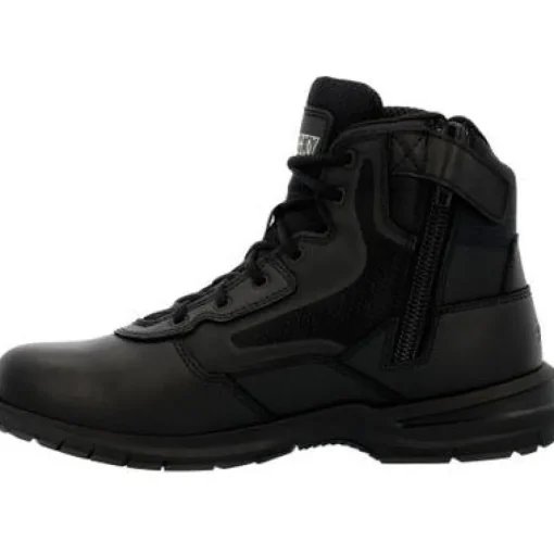 Rocky Men's Cadet 6" Side Zip Public Service Duty Boot -Black- RKD0104