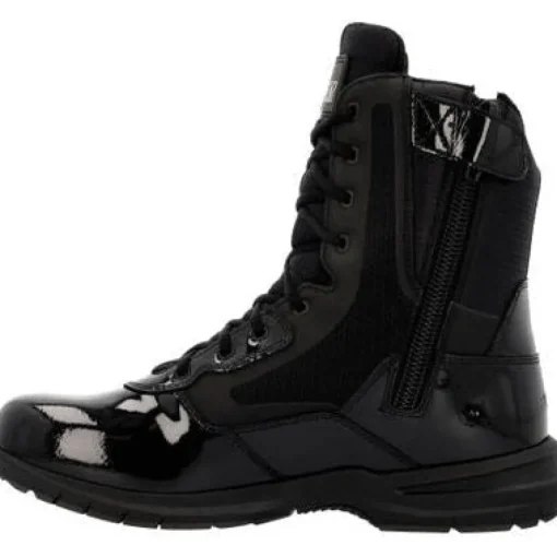 Rocky Men's Cadet 8" Side Zip Public Service Duty Boot -Black- RKD0103