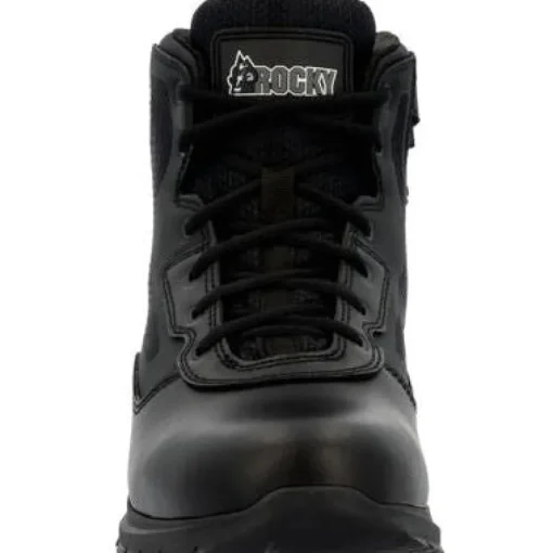 Rocky Men's Cadet 6" Side Zip Public Service Duty Boot -Black- RKD0104