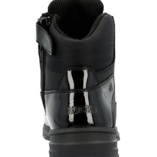 Rocky Men's Cadet 6" Side Zip Public Service Duty Boot -Black- RKD0105