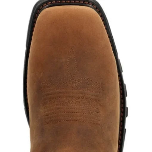 Rocky Men's Carbon 12" WP 6 Carbon Toe Western Work Boot -Brown- RKW0376