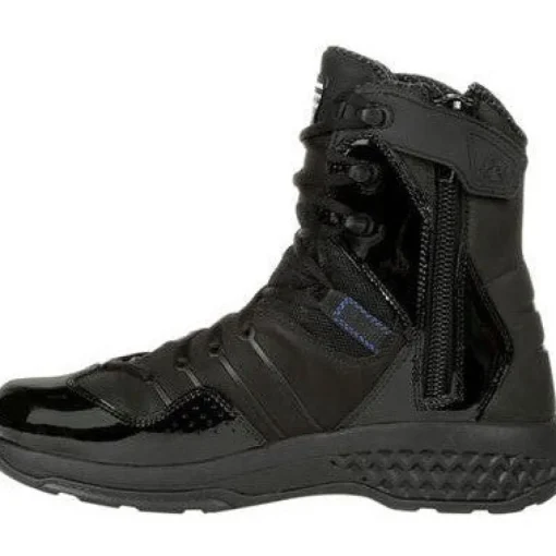 Rocky Men's Code Blue 8" Soft Toe Public Service Shoe -Black- RKD0084