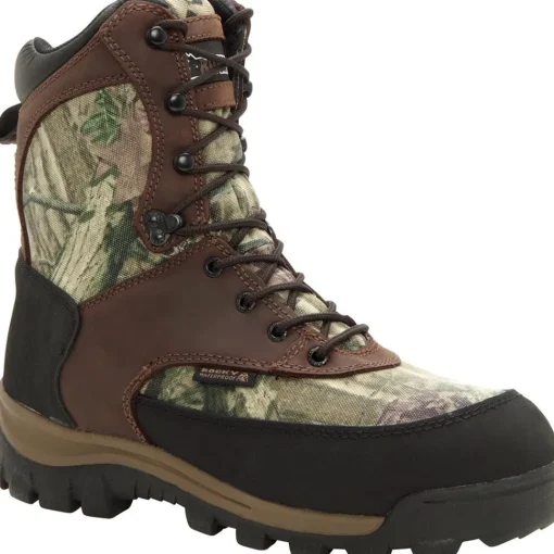 Rocky Men's Core 8" WP 800G Thinsulate Hunt Boot - Mossy Oak - FQ0004755