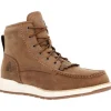 Rocky Men's Farmstead 6" Comp Toe Western Work Boot - Brown - RKW0398