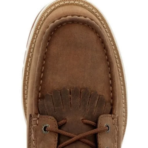 Rocky Men's Farmstead 6" Comp Toe Western Work Boot - Brown - RKW0398