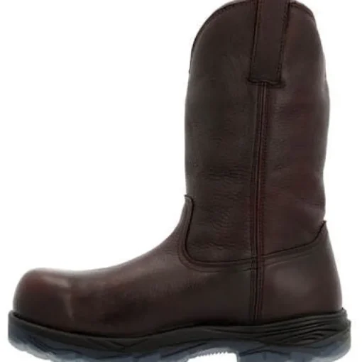 Rocky Men's Forge Wellington 11" WP Comp Toe Work Boot -Brown- RKK0389