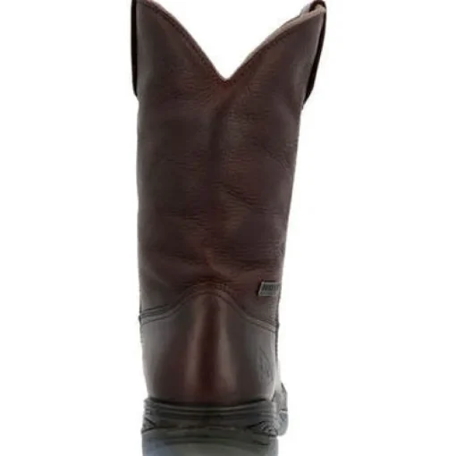Rocky Men's Forge Wellington 11" WP Comp Toe Work Boot -Brown- RKK0389