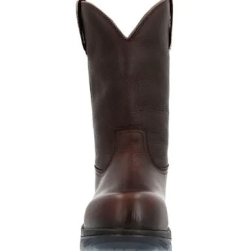 Rocky Men's Forge Wellington 11" WP Comp Toe Work Boot -Brown- RKK0389