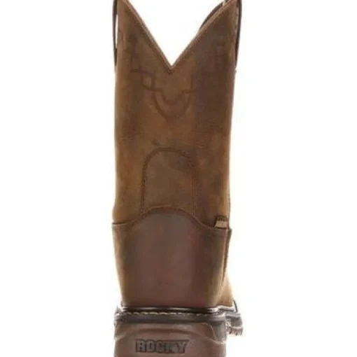 Rocky Men's Original Ride Roper 10" Round Toe Western Boot -Brown- FQ0001108