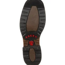Rocky Men's Original Ride Waterproof Western Boot - Brown - RKYW039