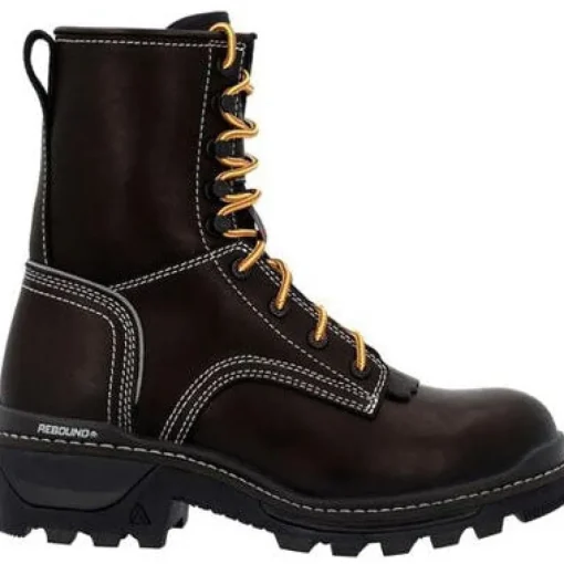 Rocky Men's Rams Horn 9" Comp Toe WP Logger Work Boot -Black- RKK0439
