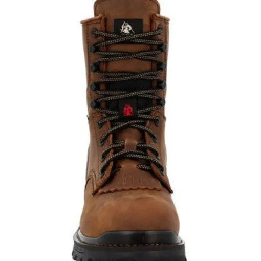 Rocky Men's Rams Horn 9" Comp Toe WP Logger Work Boot -Horse- RKK0477