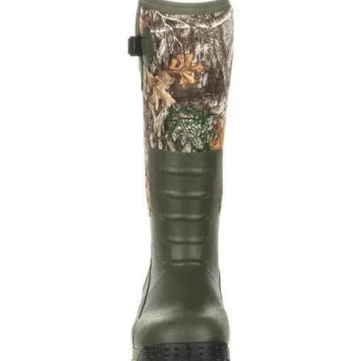 Rocky Men's Sport Pro Rubber 16" WP Side Zip Hunt Boot- Realtree - RKS0383