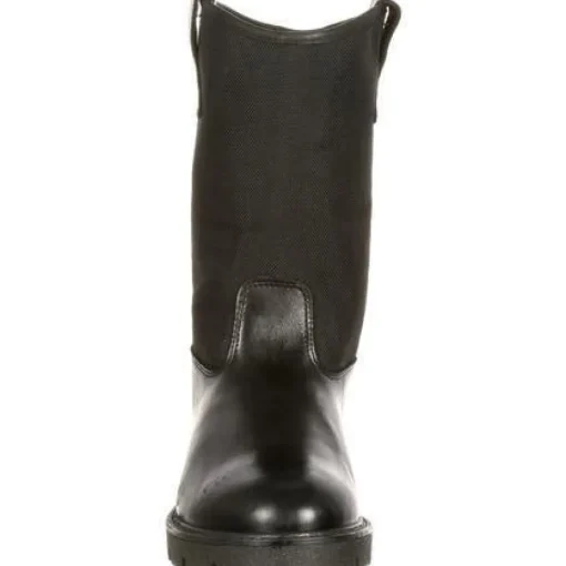 Rocky Men's Warden Pull-On Wellington Duty Boot - Black - FQ0006300