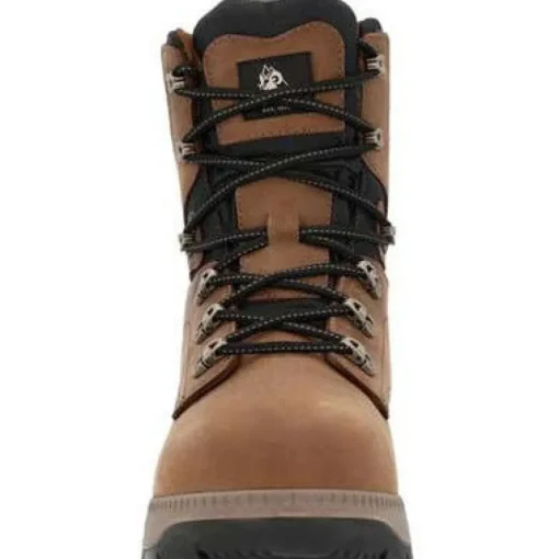 Rocky Men's Worksmart 8" Comp Toe WP Slip Resist Work Boot -Horse- RKK0482