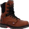 Rocky Men's Worksmart 8" WP Composite Toe Work Boot -Brown- RKK0403
