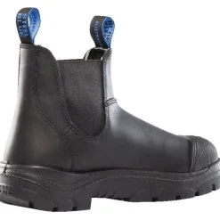 Steel Blue Men's Hobart Scuff Steel Toe Slip Resist Work Boot -Black- 812967