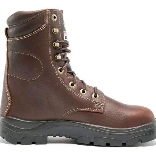 Steel Blue Men's Portland 8" WP Soft Toe Lace Up Work Boot - Oak - 810955