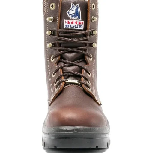 Steel Blue Men's Portland 8" WP Soft Toe Lace Up Work Boot - Oak - 810955