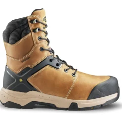 Terra Men's Carbine 8" Comp Toe WP Safety Work Boot -Wheat- 4TCRWT