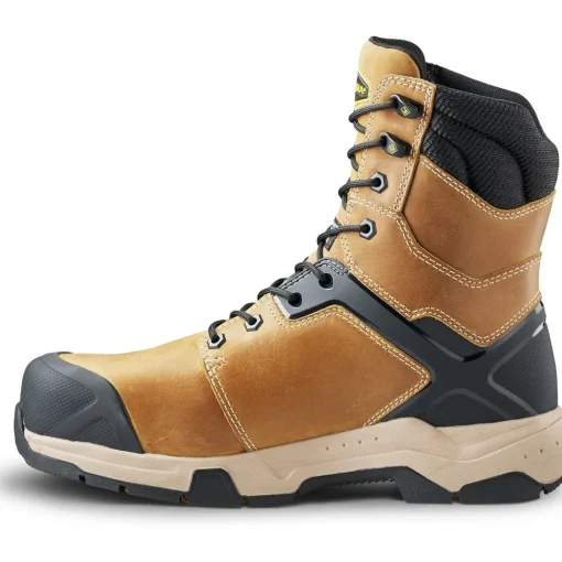 Terra Men's Carbine 8" Comp Toe WP Safety Work Boot -Wheat- 4TCRWT