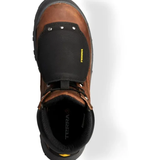 Terra Men's Sentry 2020 6" Comp Toe WP Safety Work Boot -Brown- 4NRXBN