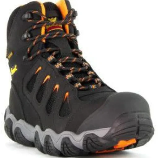 Thorogood Men's Crosstrex 6" Hiker WP Comp Work Boot -Black- 804-6296