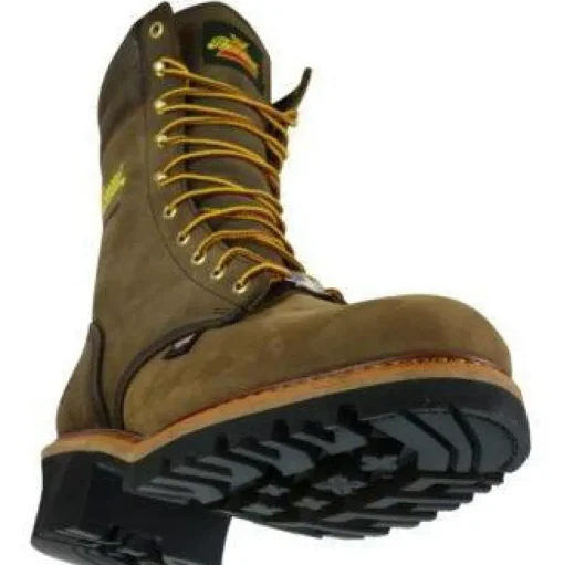 Thorogood Men's Logger 9" ST WP USA Made Work Boot - Brown - 804-3555