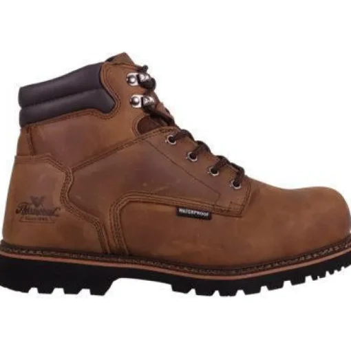 Thorogood Men's V-Series 6" WP Comp Toe Work Boot - Brown - 804-3236