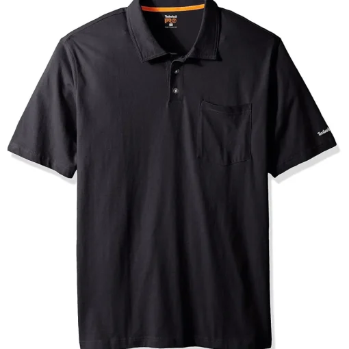 Timberland Pro Men's Base Plate Blended Short Sleeve Work Polo - Dark Navy - TB0A1HP2