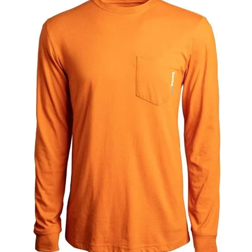 Timberland Pro Men's Base Plate Long Sleeve - Burnt Orange - TB0A1HVN850