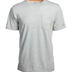 Timberland Pro Men's Base Plate Blended Short Sleeve T-Shirt - Grey - TB0A1HNSC81