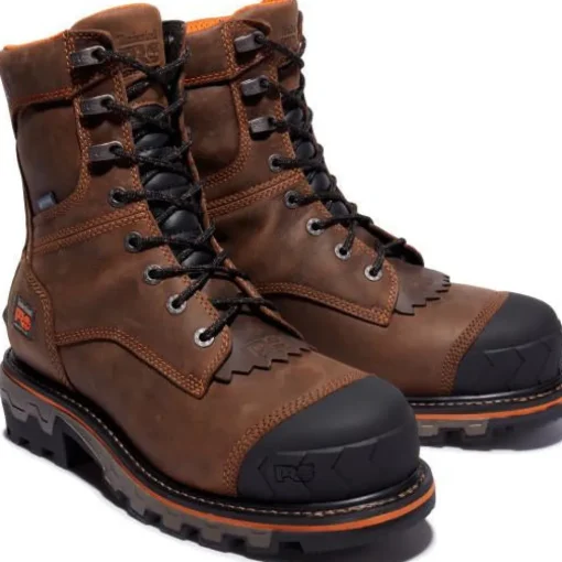 Timberland Pro Men's Boondock HD Comp Toe WP 400G Logger Work Boot - TB1A28SB214