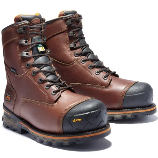 Timberland Pro Men's Boondock 8" Comp Toe WP Work Boot -Brown- TB189646214