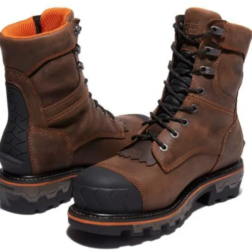 Timberland Pro Men's Boondock HD Comp Toe WP 400G Logger Work Boot - TB1A28SB214