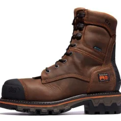 Timberland Pro Men's Boondock HD Comp Toe WP 400G Logger Work Boot - TB1A28SB214