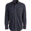 Timberland Pro Men's Flame Resistant Cotton Core Button Work Shirt - Black - TB0A236V001