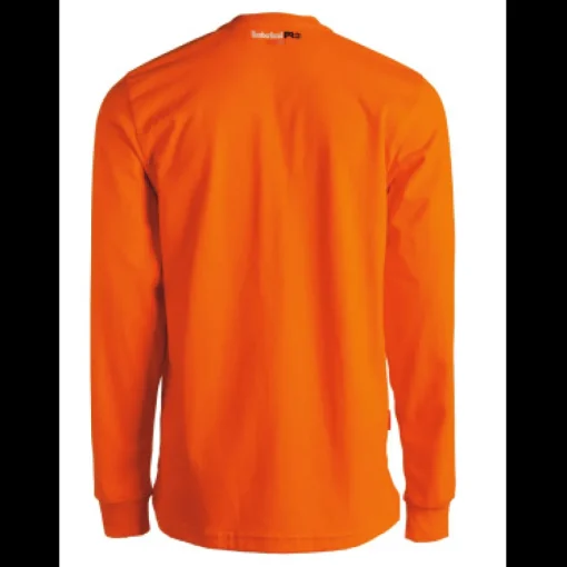 Timberland Pro Men's Flame Resistant Long Sleeve Work Henley - Orange - TB0A23P4Y86
