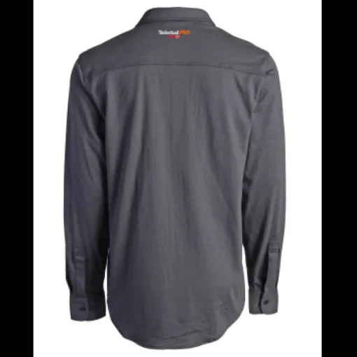 Timberland Pro Men's Flame Resistant Cotton Core Button Work Shirt - Charcoal - TB0A236V003