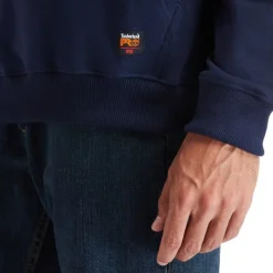 Timberland Pro Men's Flame Resistant Hood Honcho Work Pullover - Navy - TB0A1VAJ410