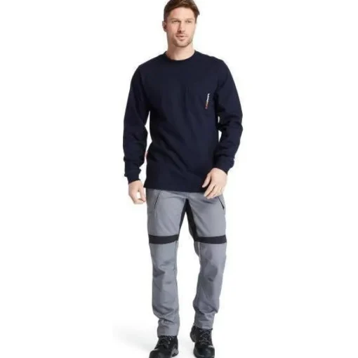 Timberland Pro Men's Flame Resistant Pocket Work T-Shirt - Navy - TB0A23PF410