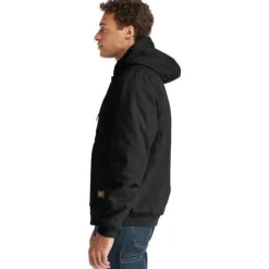 Timberland Pro Men's Gritman Hooded Ins Work Jacket - Black - TB0A1VB4015