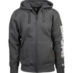 Timberland Pro Men's HHS Full-Zip Work Hoodie - Charcoal - TB0A235XAB0