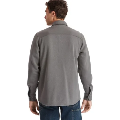 Timberland Pro Men's Mill River Fleece Work Shirt Jacket - Pewter - TB0A1VCQ060