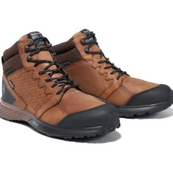 Timberland Pro Men's Reaxion Soft Toe WP Work Boot- Brown- TB1A27BG214