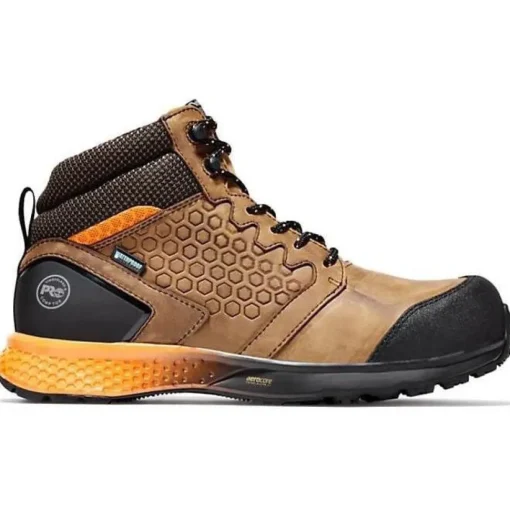 Timberland Pro Men's Reaxion Comp Toe WP Work Boot Brown TB1A1ZR1214