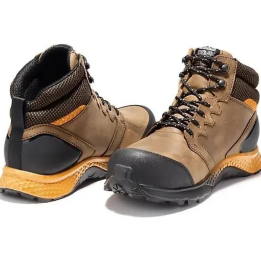 Timberland Pro Men's Reaxion Comp Toe WP Work Boot Brown TB1A1ZR1214